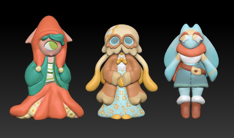 Sea Creature Friends 3D