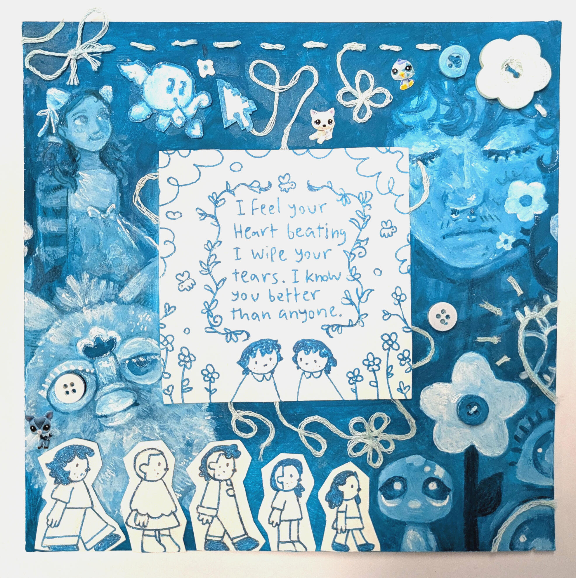 Gouache Self Portrait