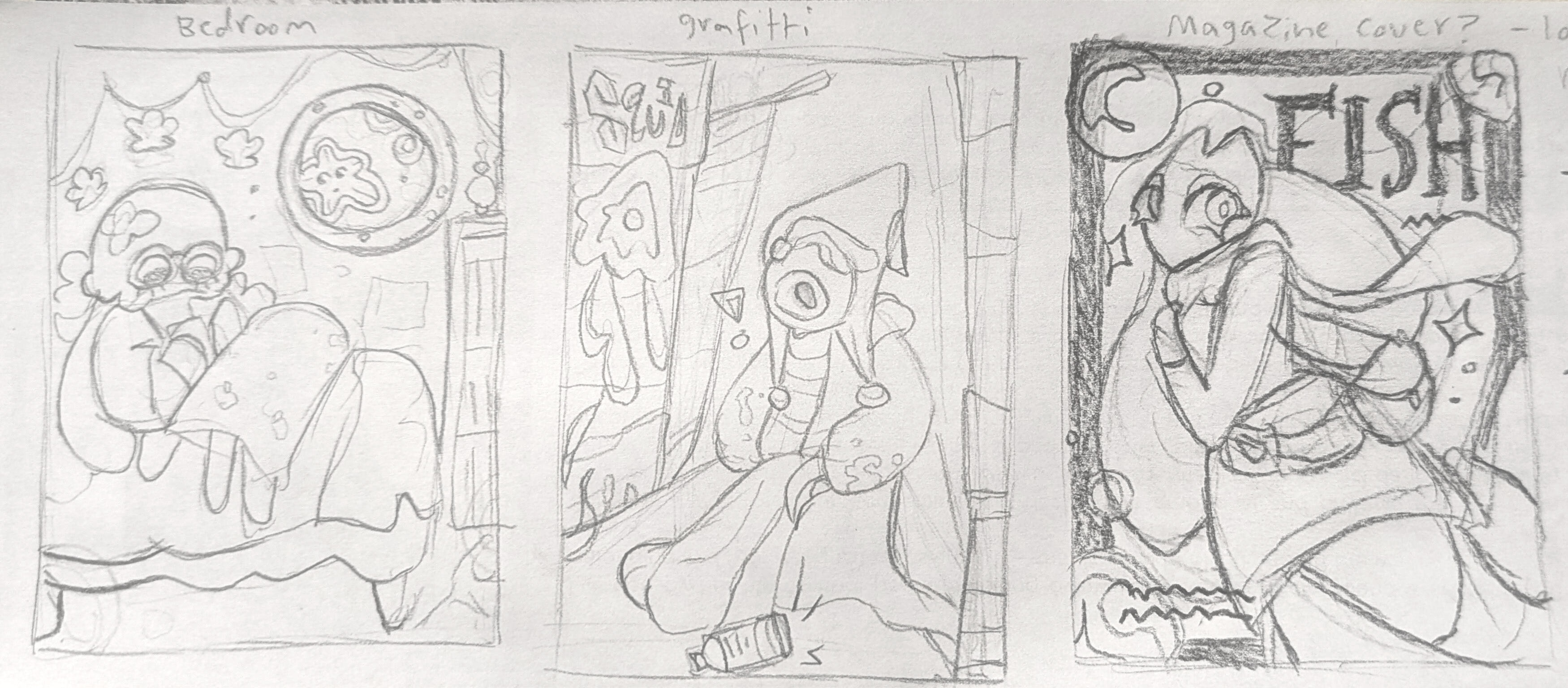 Original Sea Creature Postcard Thumbnails