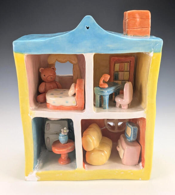 Ceramic Dollhouse (Stoneware)